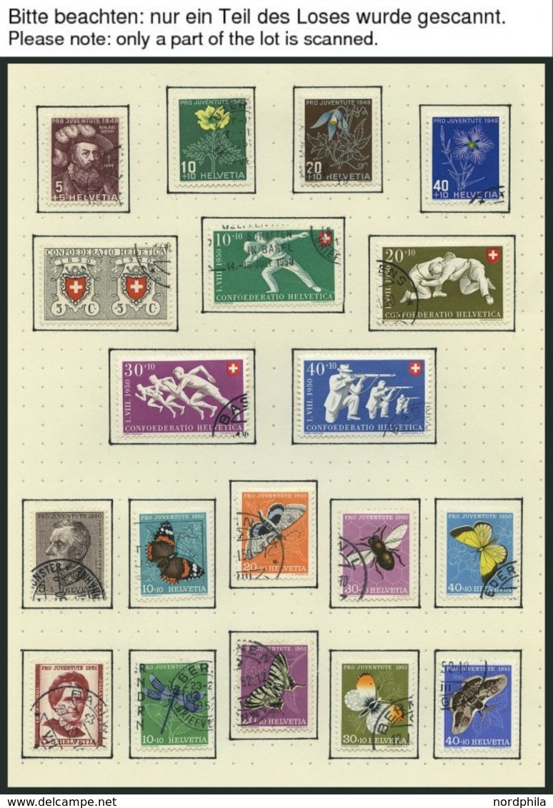 SAMMLUNGEN O, 1946-60, Sauberer Sammlungsteil Mit Vielen Kompletten Ausgaben, Fast Nur Prachterhaltung, Mi. Ca. 800.- - Collections