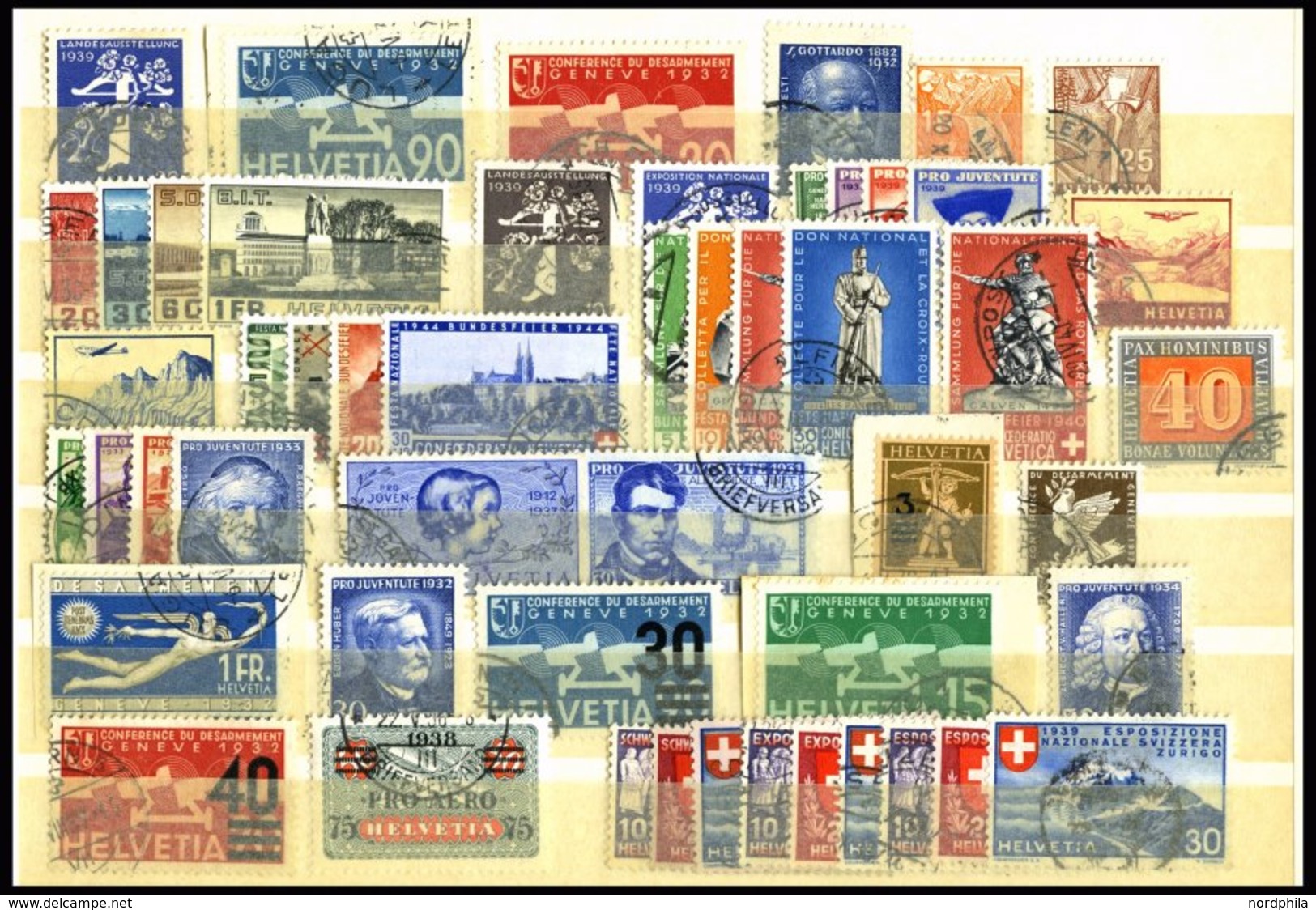 LOTS O, 1930-45, Partie Verschiedener Mittlerer Werte Und Sätze, Feinst/Pracht, Mi. 400.- - Collections