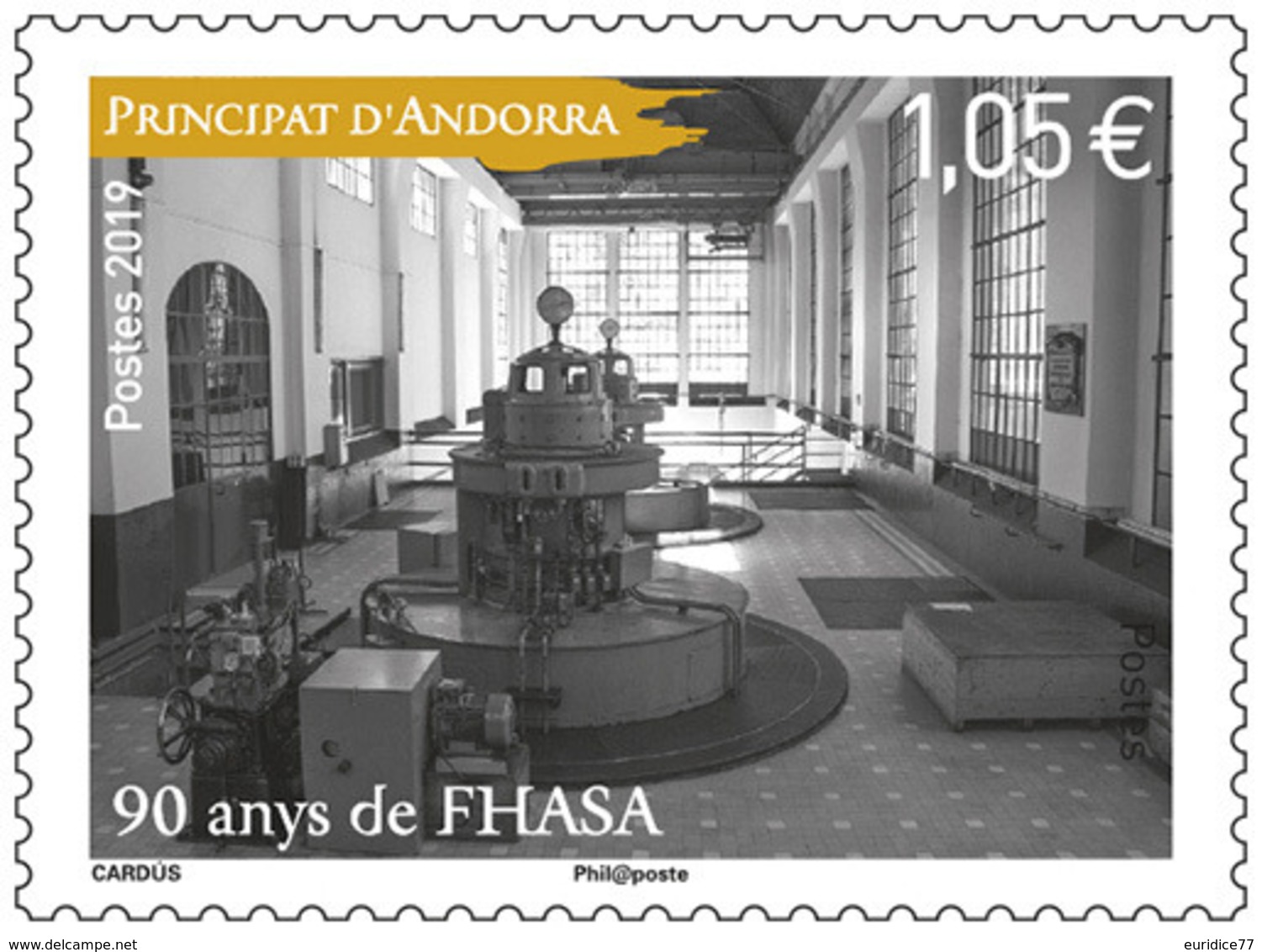 French Andorra 2019 - 90 Ans De FHASA Mnh - Unused Stamps