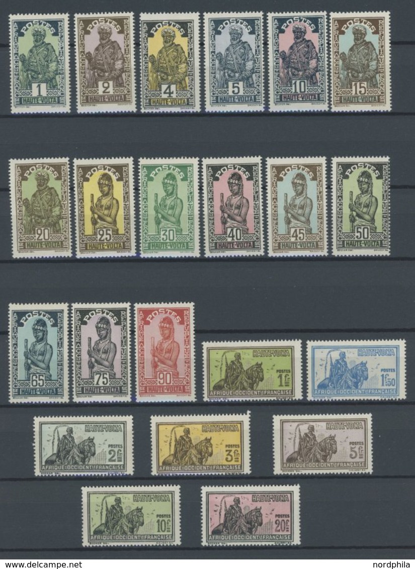 BURKINA FASO 43-65 **, 1928, Leben Der Haussa, Postfrischer Prachtsatz - Unused Stamps