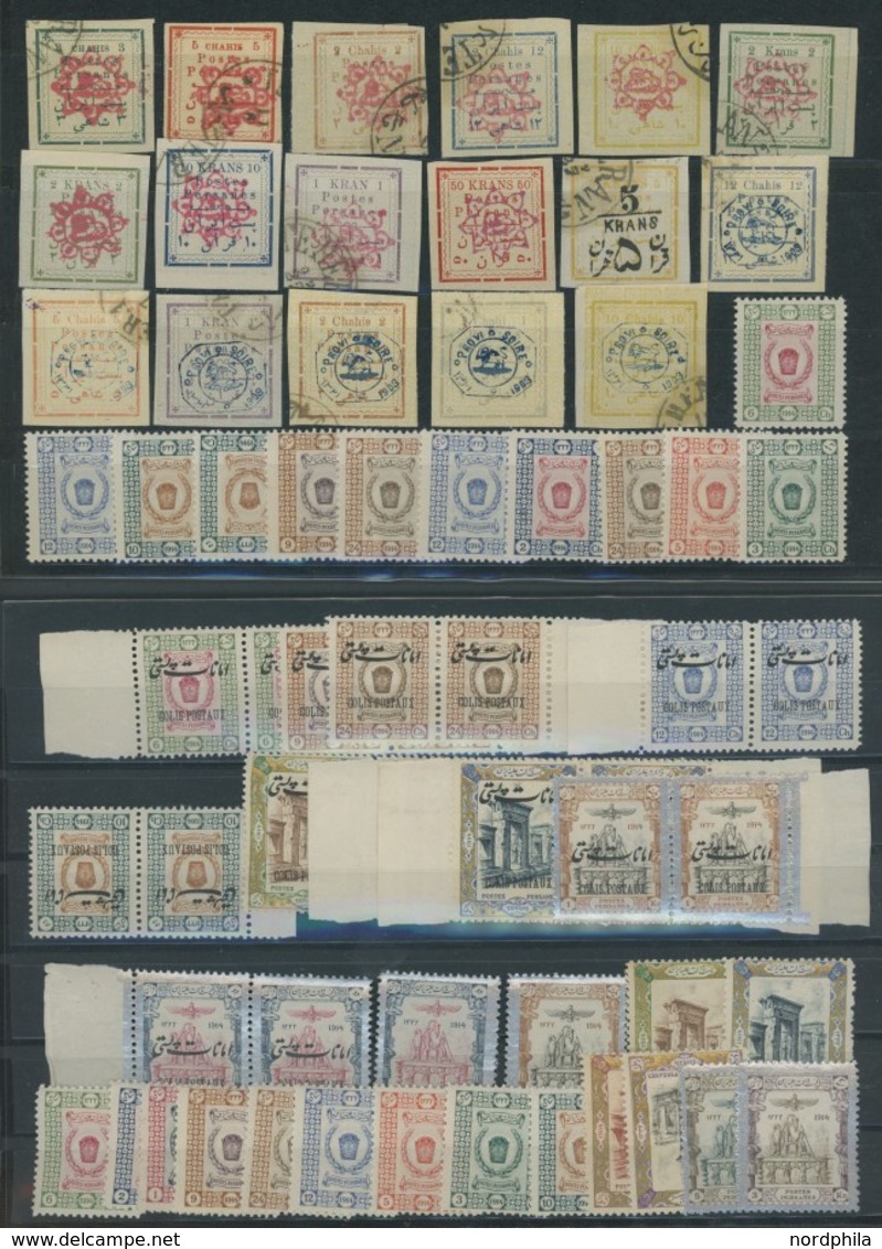 IRAN **,*,o , 1902-1915, Partie Meist Postfrischer Ausgaben, U.a. D 37-53 **, Die Alten Ausgaben Ohne Obligo, Erhaltung  - Iran