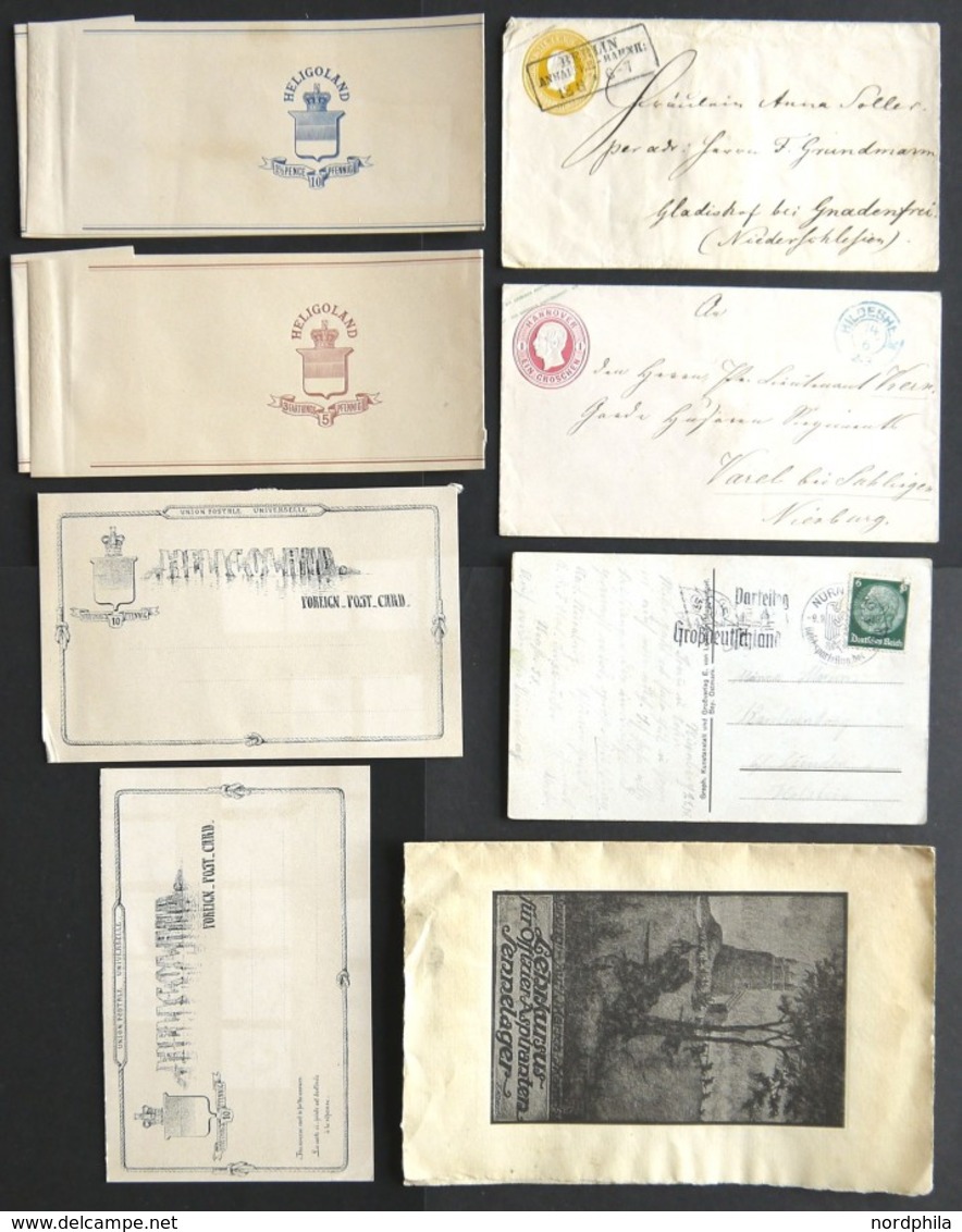 SLG., LOTS DEUTSCHLAND O,*,**,Brief , 1880-1956, Reste Bzw. Dubletten überwiegend Dt. Reich Und Gebiete In 2 Alben, Meis - Colecciones