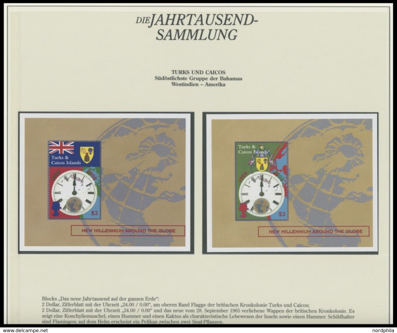 SONSTIGE MOTIVE **,Brief , Die Jahrtausend Sammlung in 2 dicken Lindner Spezialalben mit 3 Schwarzdrucken: Österreich Mi