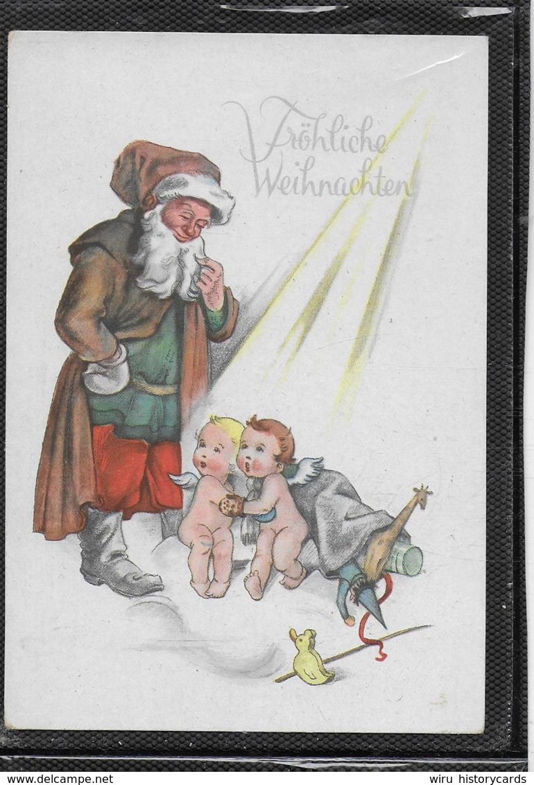 AK 0351  Fröhliche Weihnachten Um 1940-50 - Santa Claus