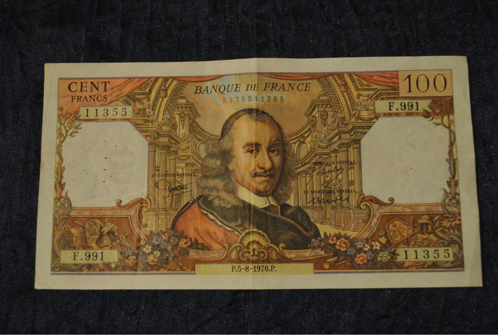 lot de 6 billets france 500 100 et 50 francs ( 1x 500 F - 2 x 100 F - 3 x 50 F )