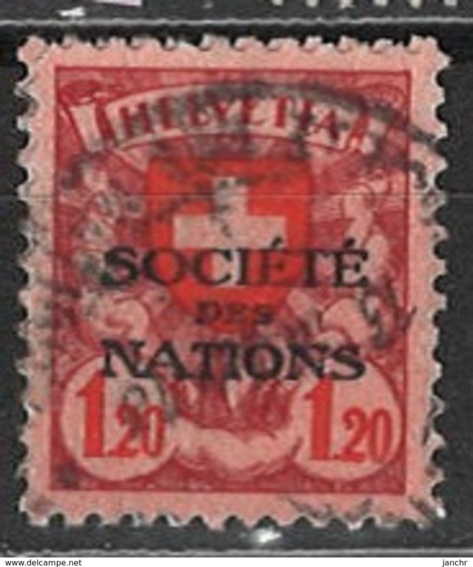 Schweiz Switzerland 1924. Societe Des Nations Mi 23x O - Used Stamps