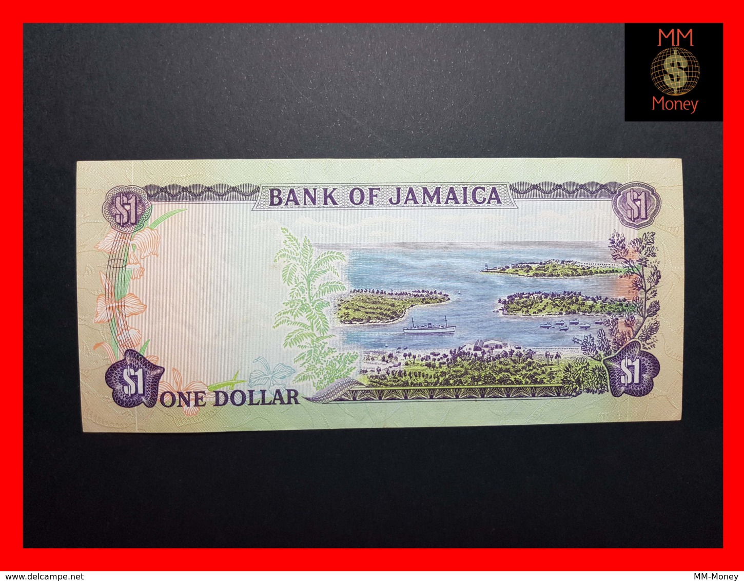 JAMAICA 1 $  1970 P. 54  VF \ XF - Jamaique