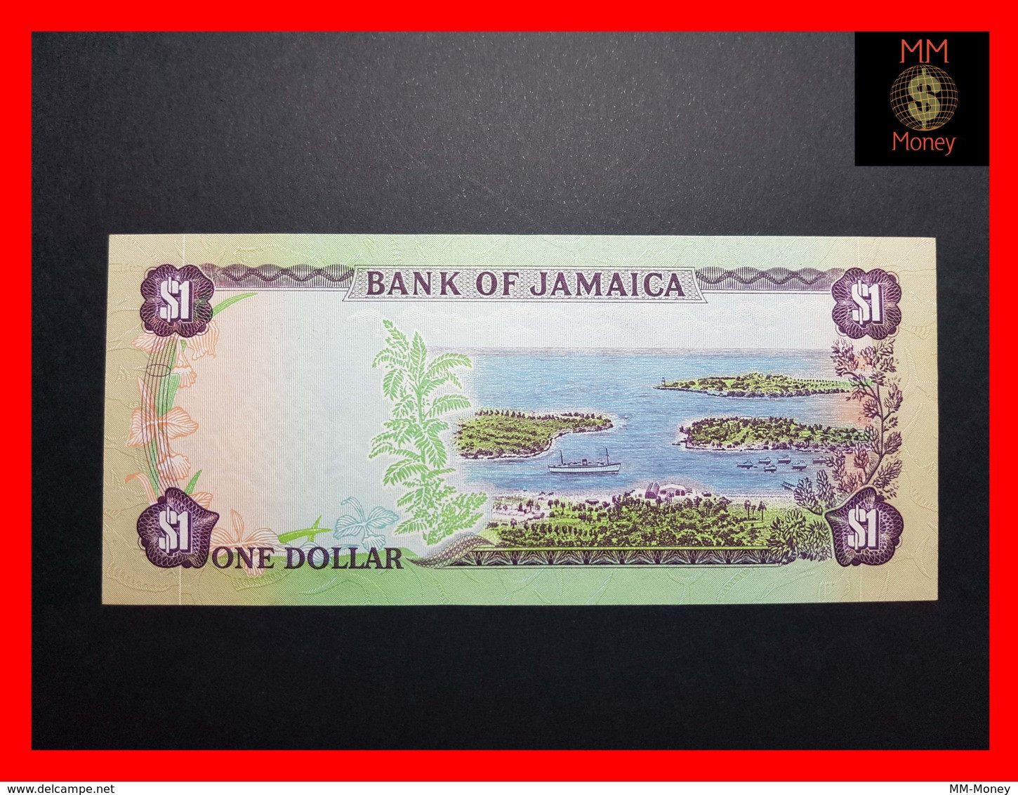 JAMAICA 1 Dollar 1976 P. 59 B  UNC - - Giamaica
