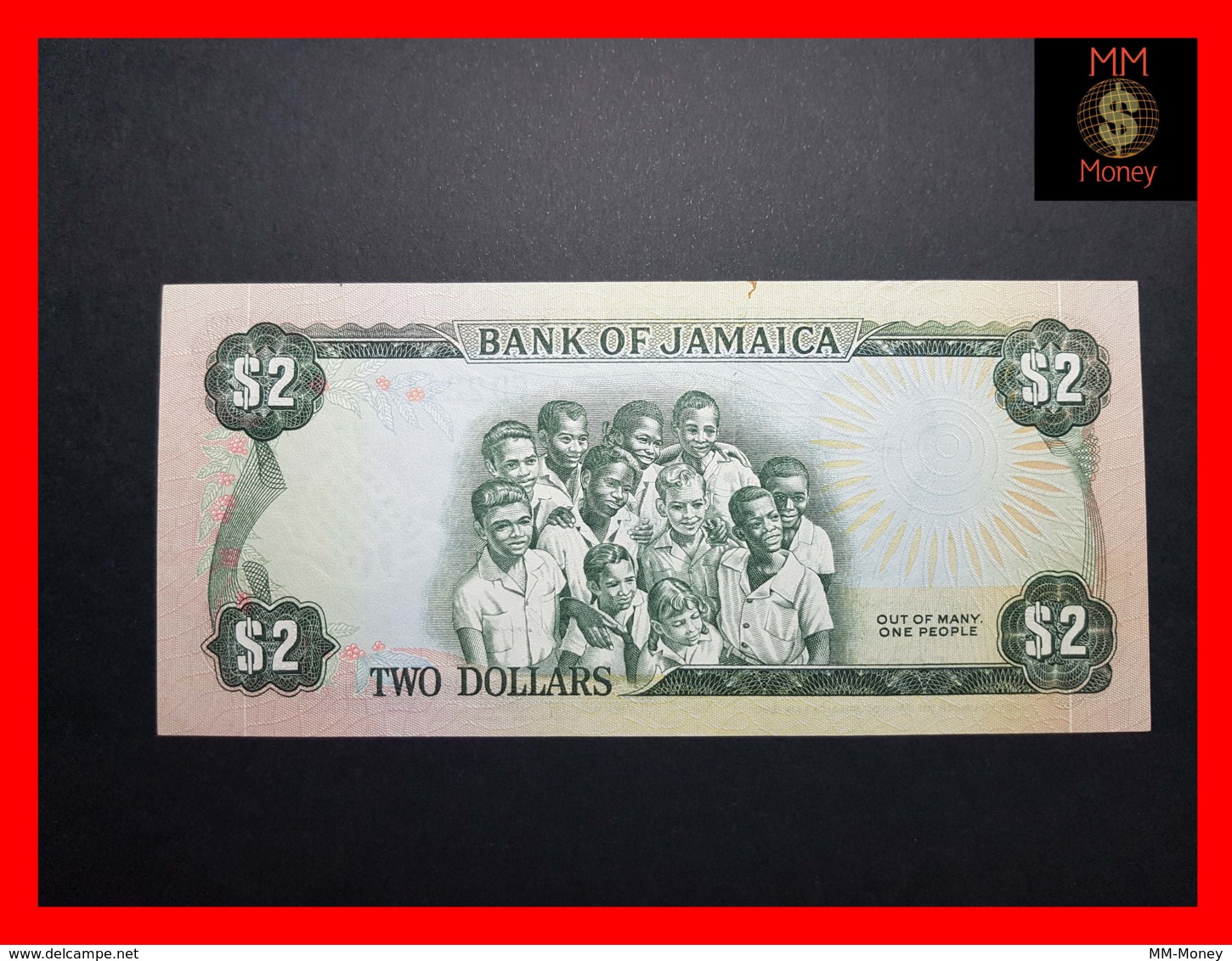 JAMAICA  2 $  1976   P. 60 A  "sig. G.A. Brown"     XF - Giamaica