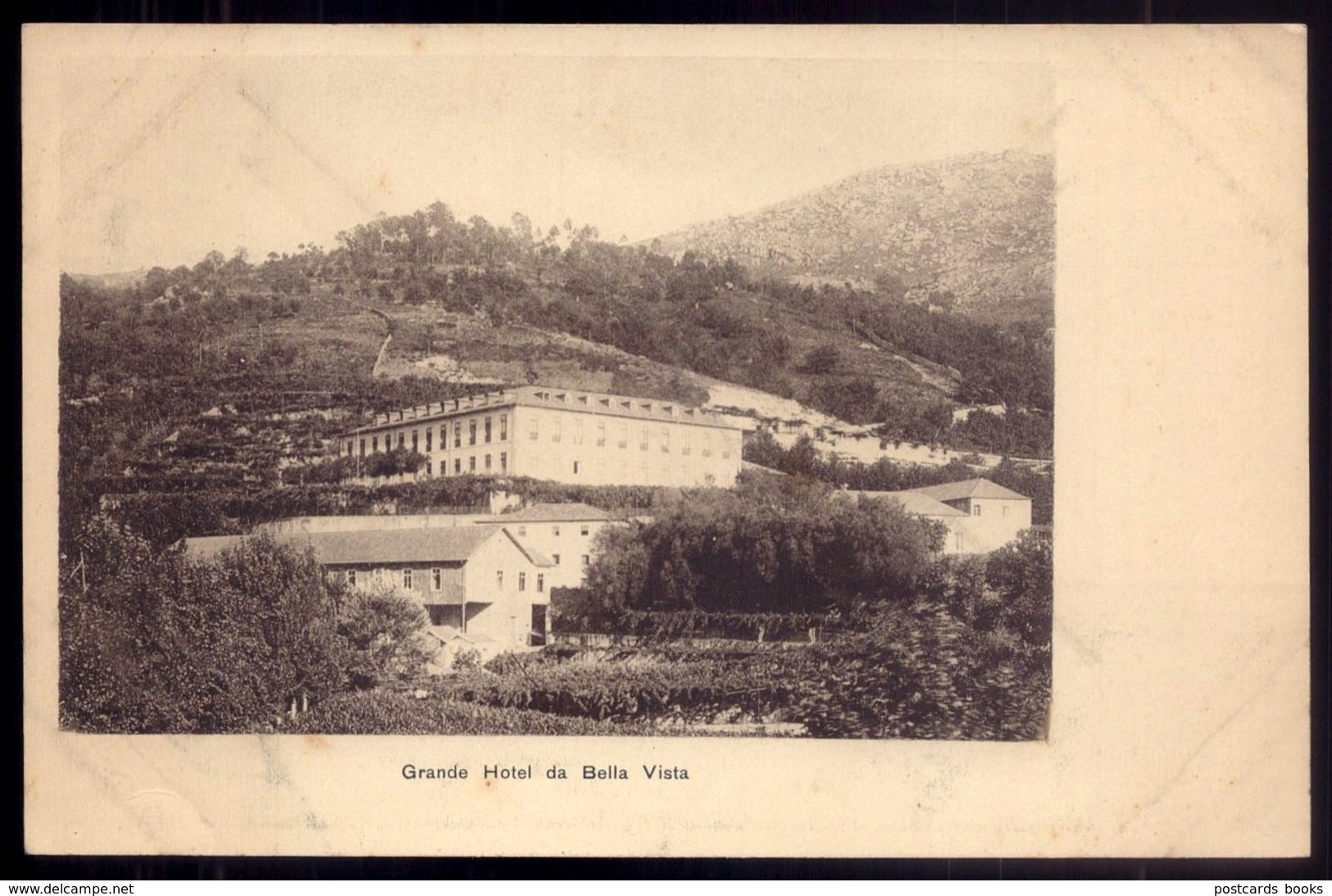 Postal Edição Do GRANDE HOTEL Da BELLA VISTA Caldelas / Emilio Biel Porto PORTUGAL 1900s - Braga