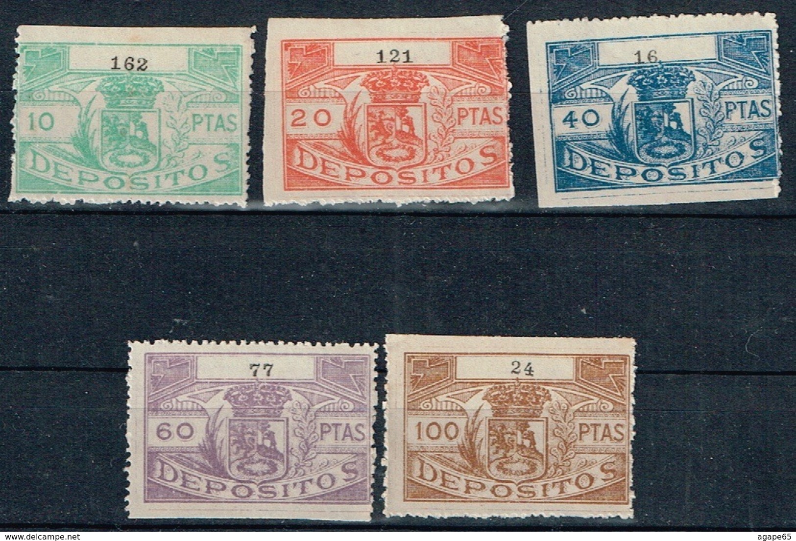 Ayuntamiento De Madrid, Depósitos, Spain Revenue Lot - Revenue Stamps