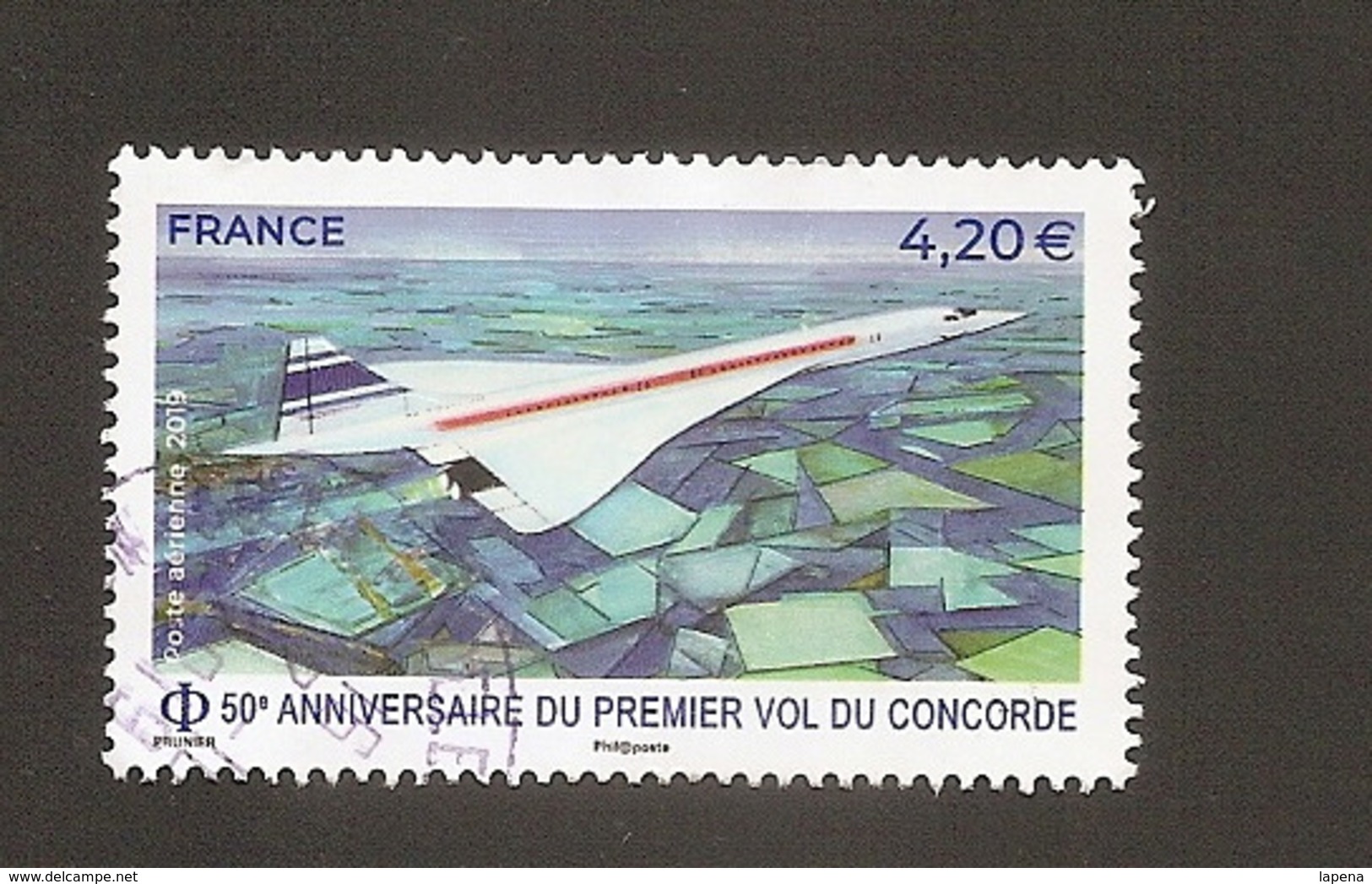 Francia 2019 Used Poste Aerienne Concorde - Oblitérés