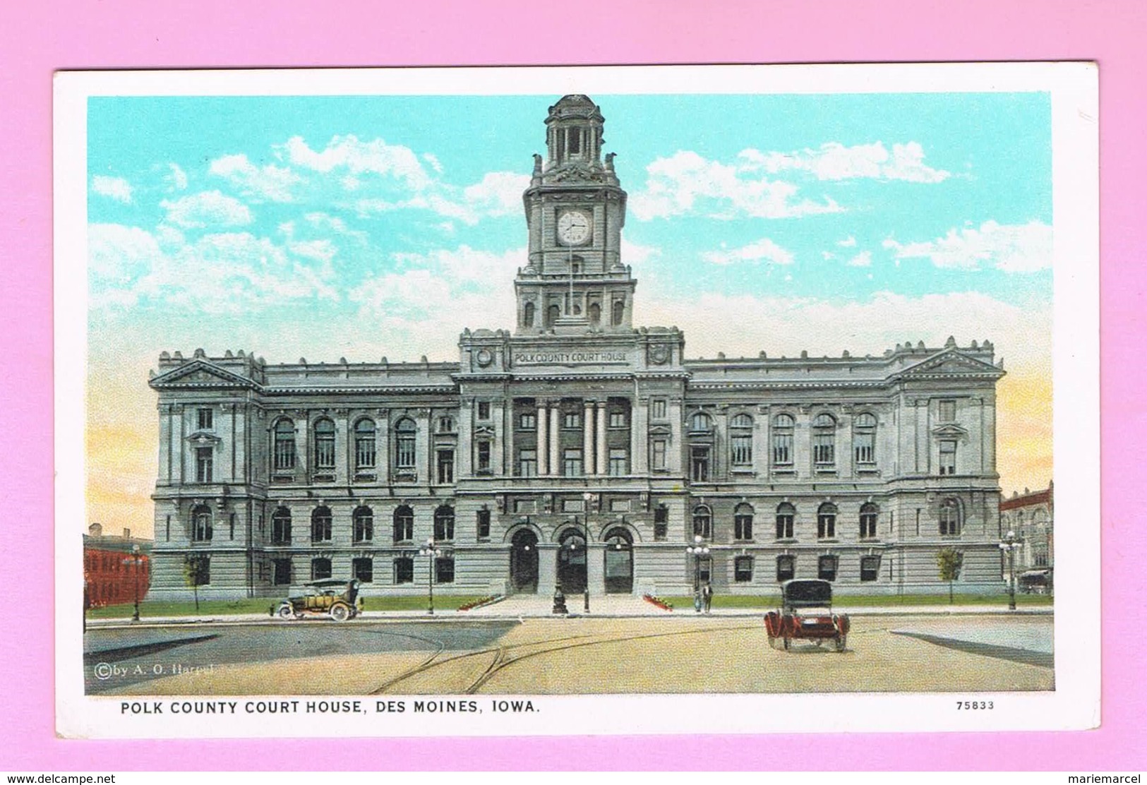 U.S.A. IOWA. CEDAR RAPIDS. POLK COUNTY COURT HOUSE, DES MOINES - Cedar Rapids