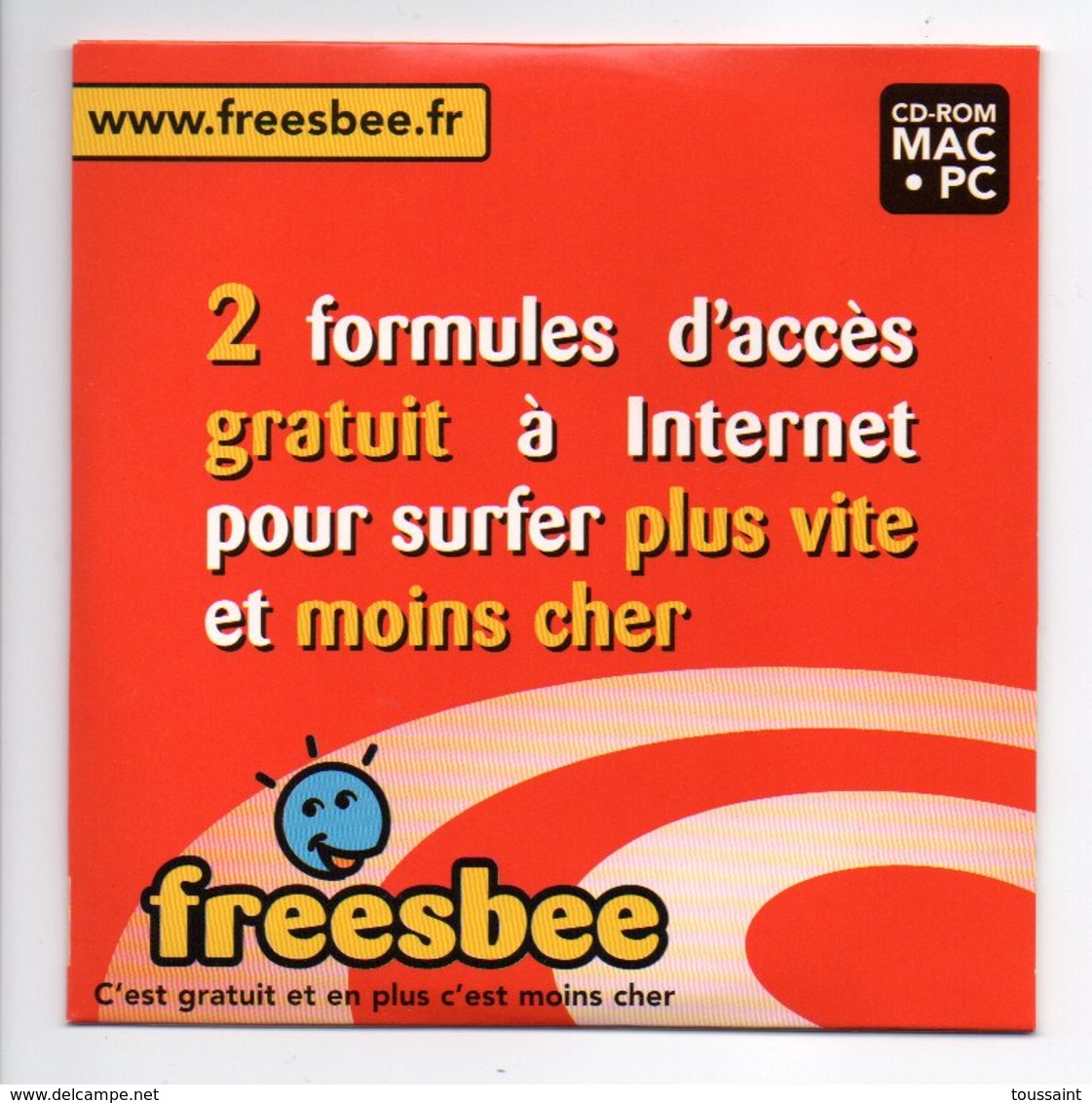 Freesbee: 2 Formules D'acces Gratuit à Internet (19-2307) - Connection Kits