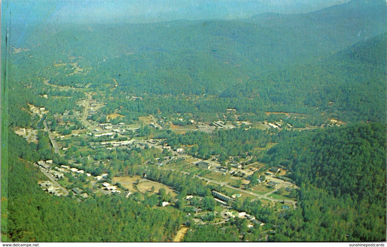 Tennessee Gatlinburg Aerial View - Smokey Mountains