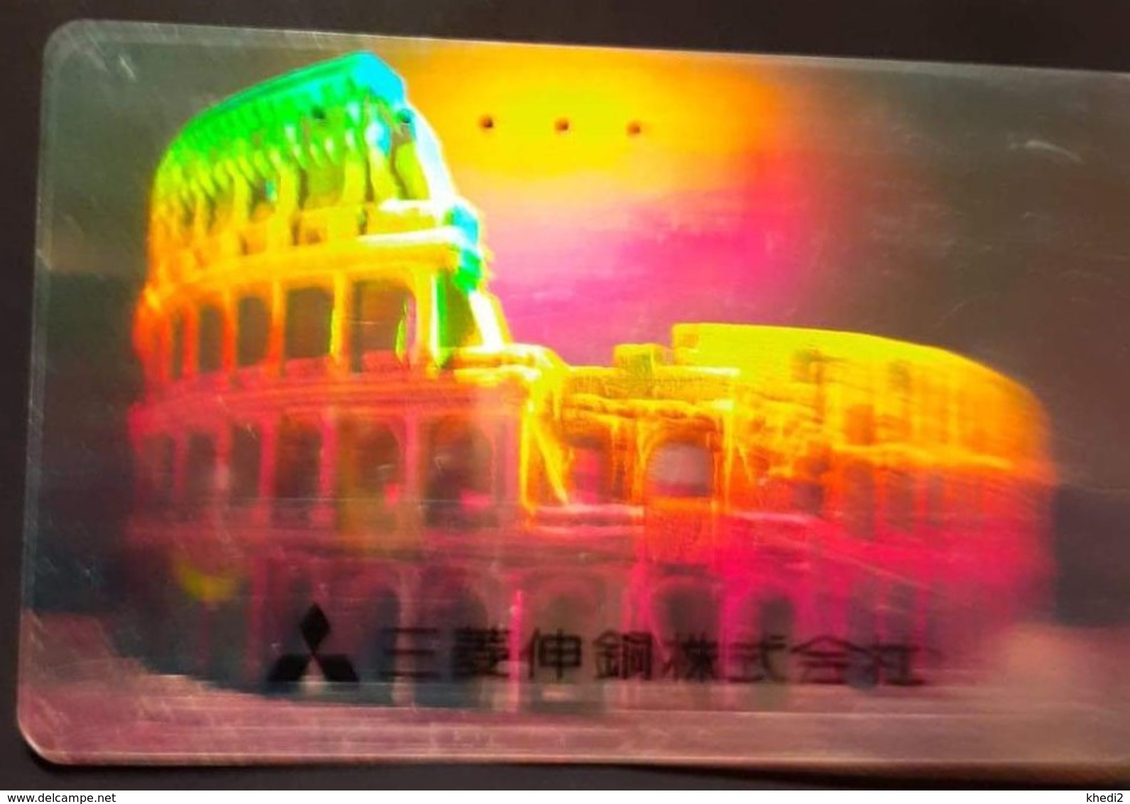 Télécarte Japon / 110-016 B - HOLO 3 D - ITALIE ROME COLISEE - ITALY ROMA COLOSSEO Japan HOLOGRAM Phonecard - Cultura