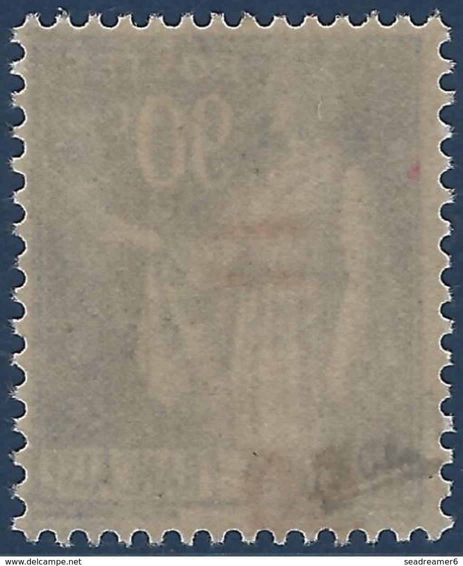 France Type Paix N°482** 50c/90c Surcharge Tres Décalée Signé Calves - 1932-39 Peace