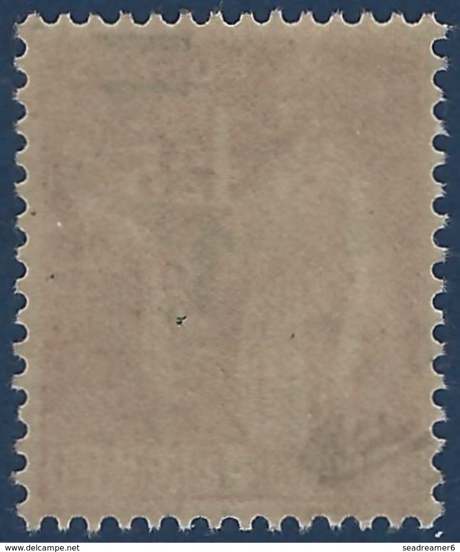 France Type Paix N°483** 1 Fr/1fr25c Rouge Surcharge Décalée  TTB Signé Calves - 1932-39 Peace