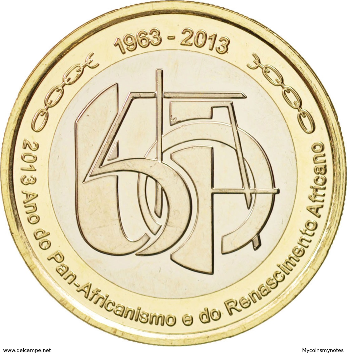 Cape Verde, 250 Escudos, 2013, Commemorative Of 50th Years Of Organization Of African Unity,UNC - Kaapverdische Eilanden