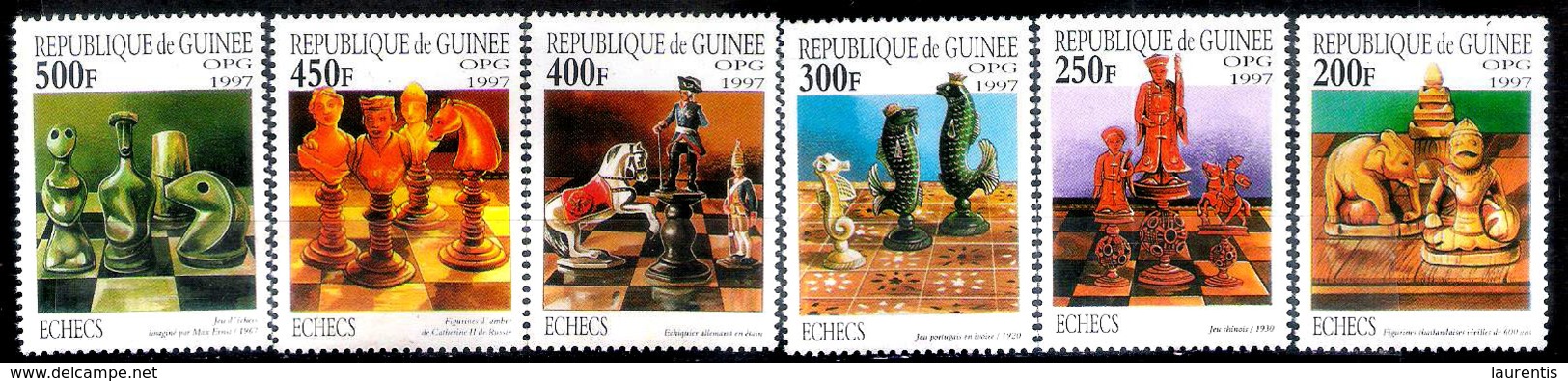 2583  Chess - Echecs - Guinea 1997 - MNH - 2,75 - Echecs