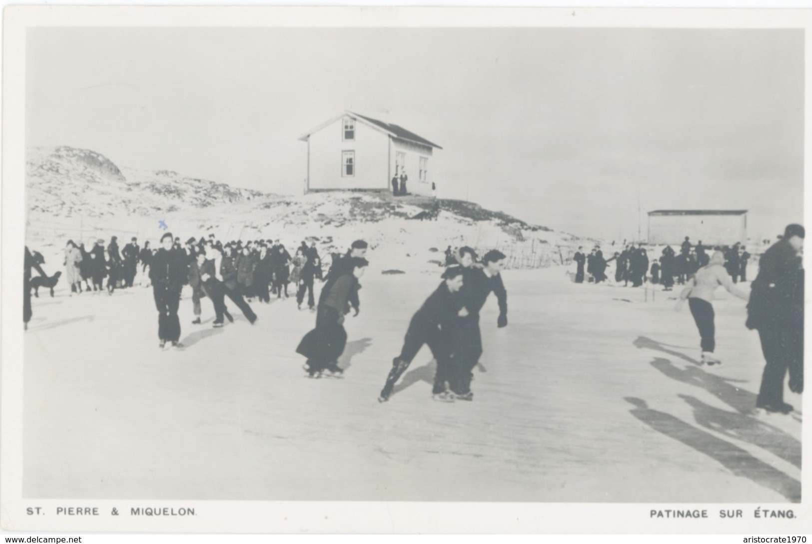 Miquelon Terre-neuve Hiver Patinage - Saint-Pierre-et-Miquelon