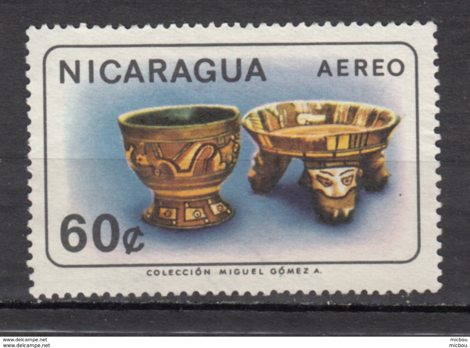 ##26, Nicaragua, Antiquité, Antiquity, Archéologie, Archaeology, Airmail, Porcelaine, Poterie, Pottery, - Nicaragua