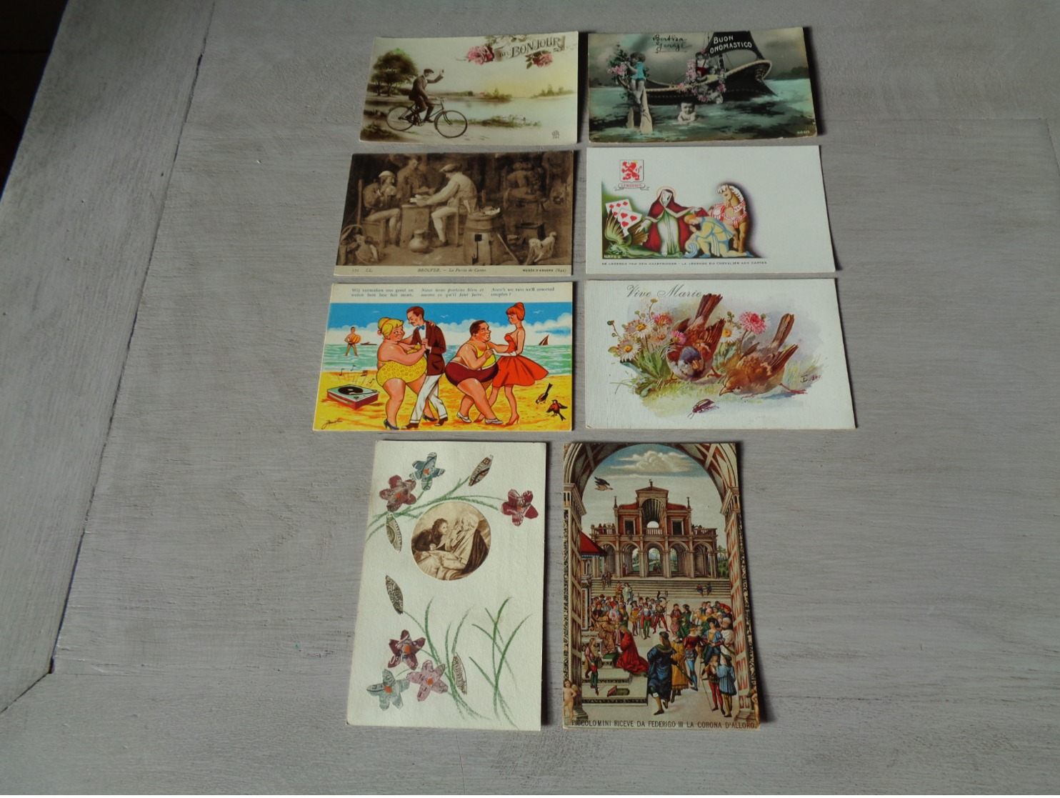 Beau Lot De 20 Cartes Postales De Fantaisie    Mooi Lot 20 Postkaarten Van Fantasie   -  20 Scans - 5 - 99 Cartes