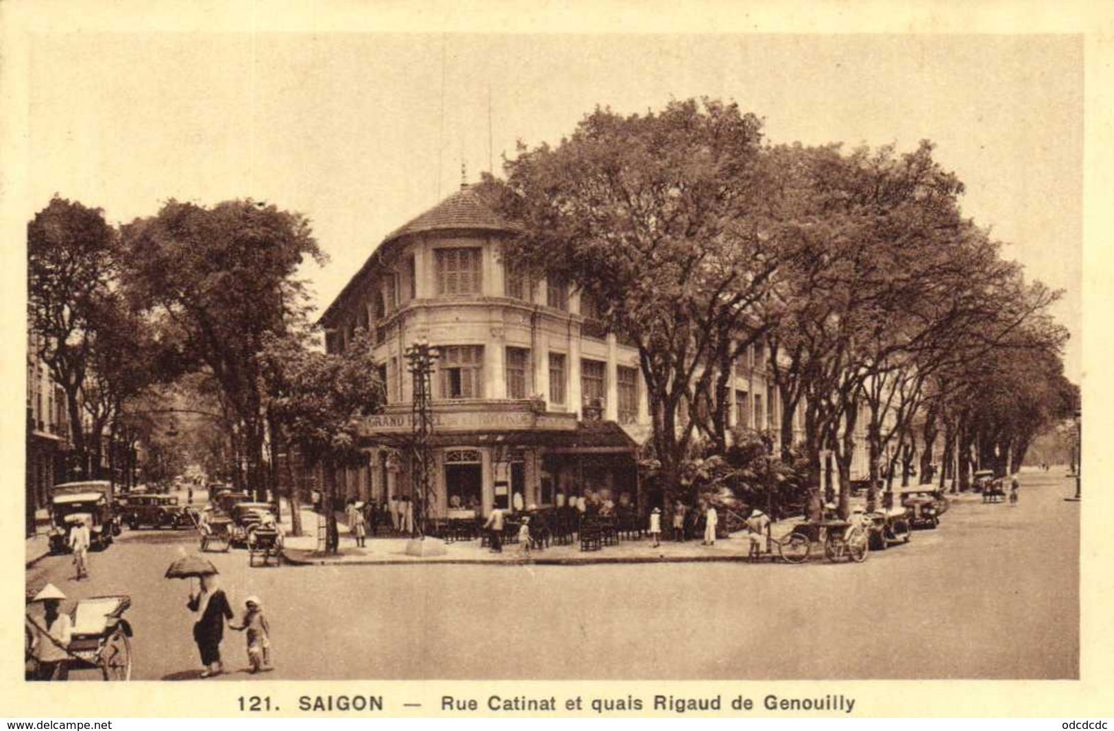 SAIGON Rue Catinat Et Quais Rigaud De Geouiily RV - Viêt-Nam