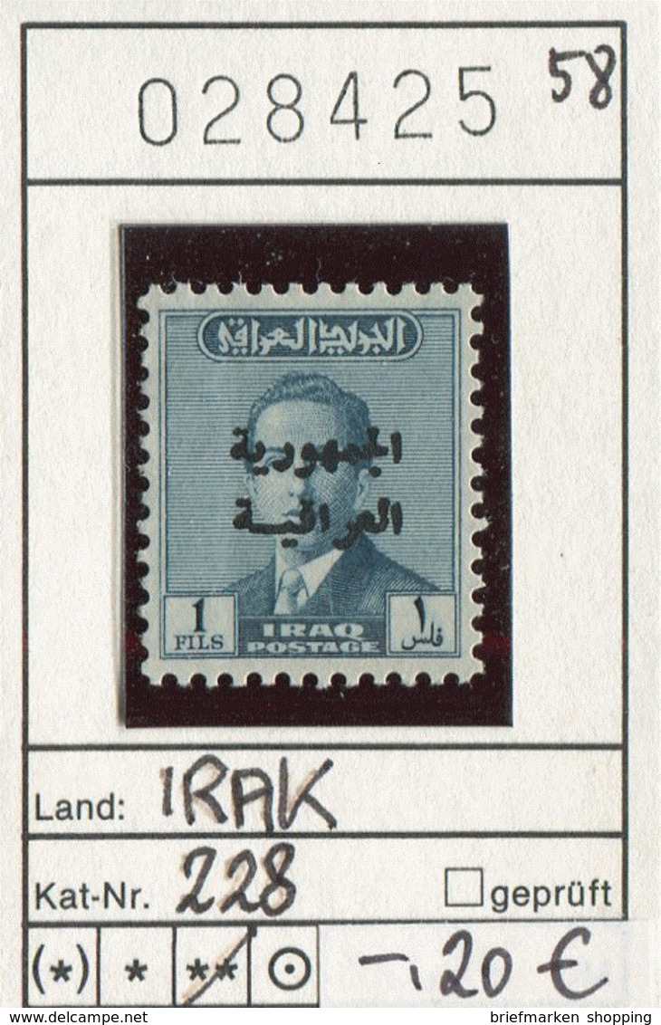 Irak - Iraq - Michel 228 - ** Mnh Neuf Postfris - Irak