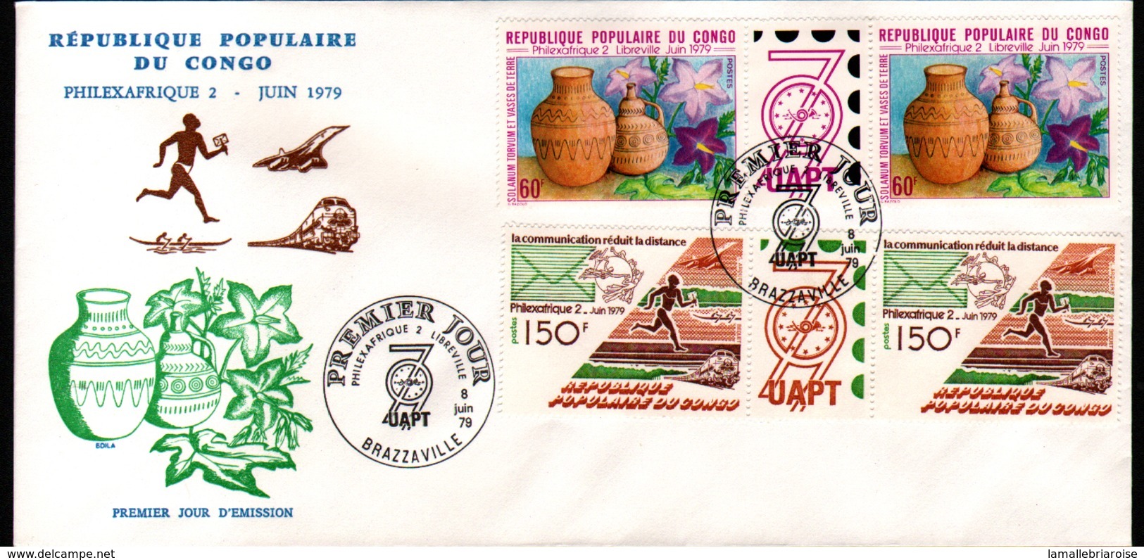 Congo,1979, PHILEXAFRIQUE II,. INTERNATIONAL PHILATELIC EXHIBITION - FDC