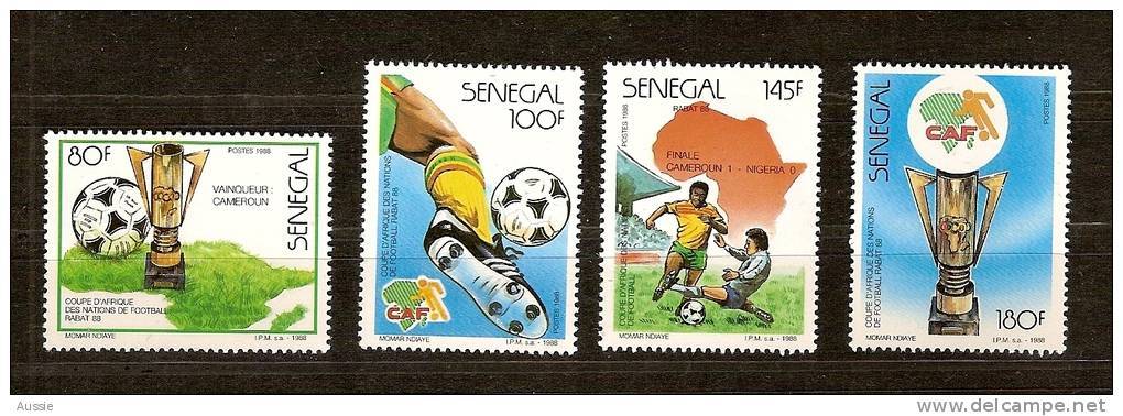 Senegal 1988 Yvertn° 758-61 *** MNH Cote 5,50 Euro Sport Football - Sénégal (1960-...)