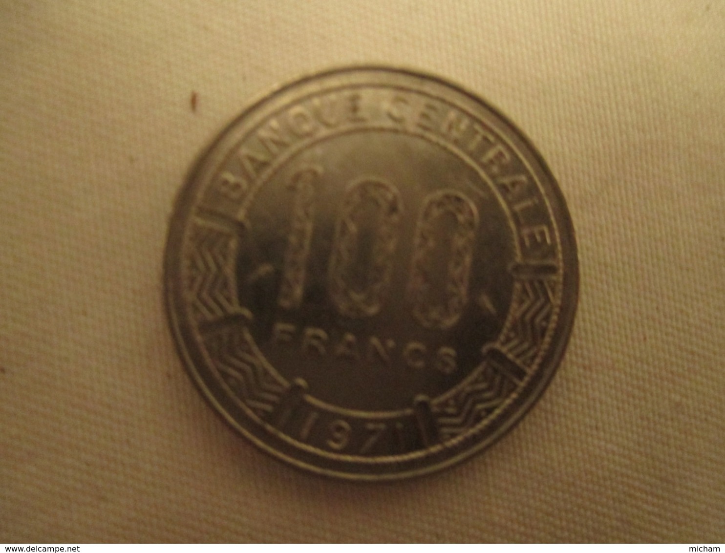 Gabon  100 Francs  1971 Tres Bon Etat - Gabun