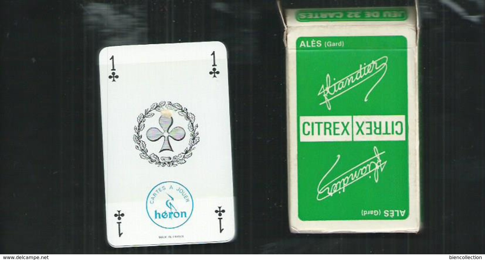 Jeu De 32 Cartes Neuves Avec Leur Attache Celophane Publicité Citrex De Liandier à Alès (Gard) - 32 Kaarten