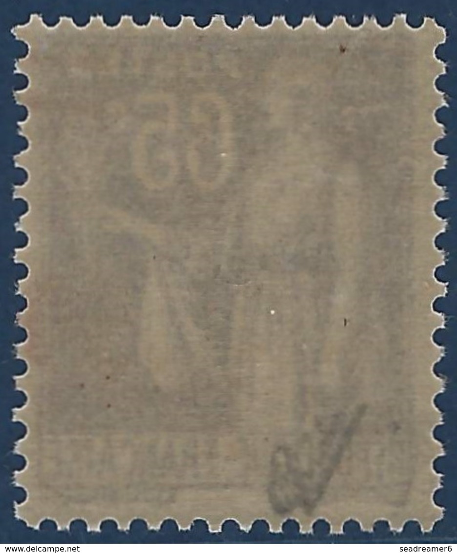 France Type Paix N°479* 50c/65c Surcharge Décalée Signé Calves - 1932-39 Paz