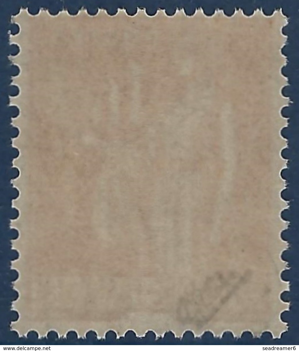 France Type Paix N°359** 80c/1fr Orange Surcharge Extremement Décalée !! Signé Calves - 1932-39 Paz