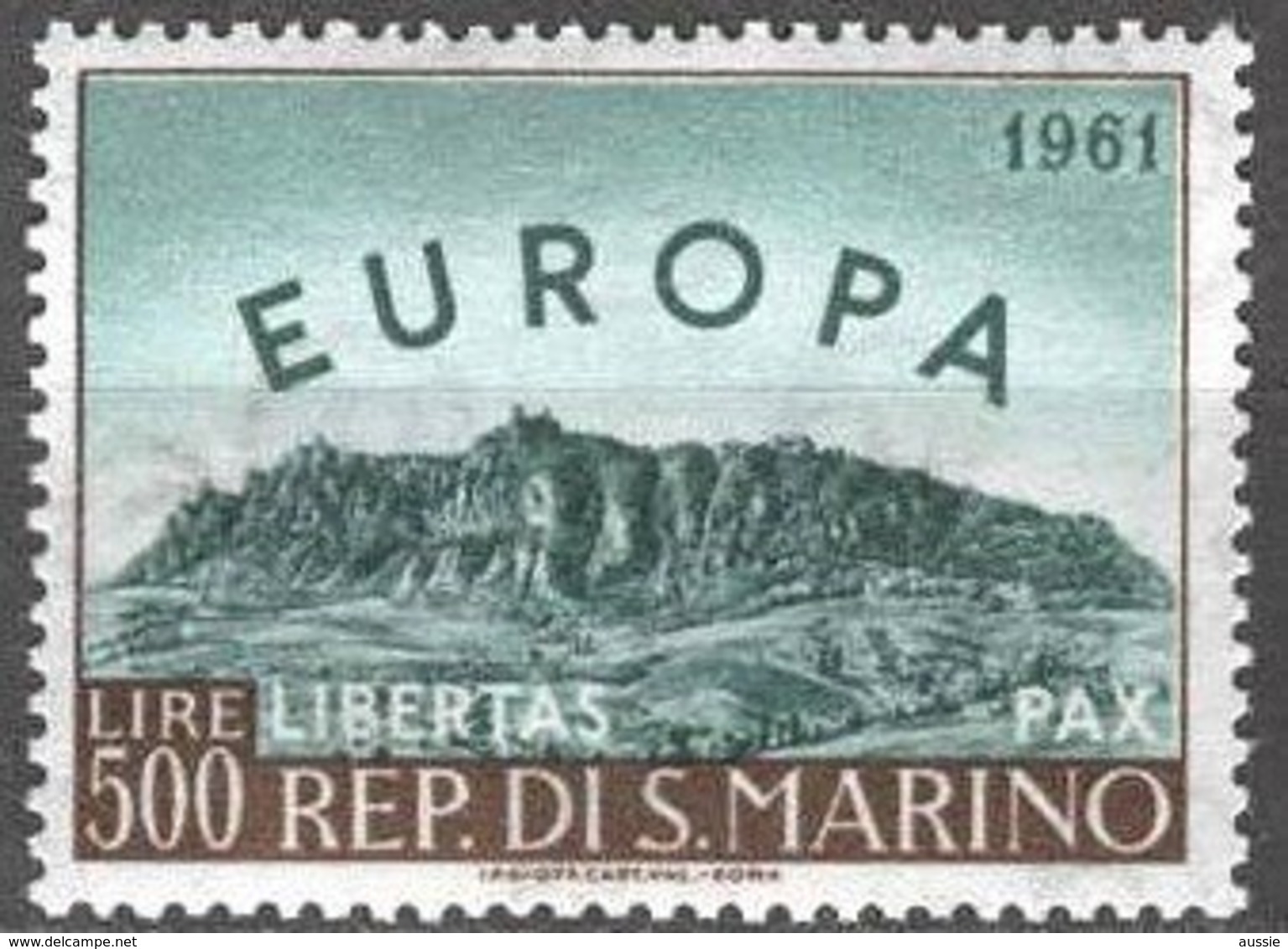 San Marino Saint-Marin CEPT 1961 Yvertn° 523*** MNH Cote 37,50 € Europa - 1961