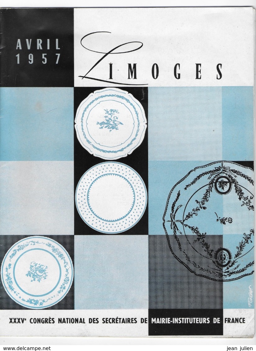 87  - LIMOGES - Hommage à La Terre Limousine - 1957 - Limousin