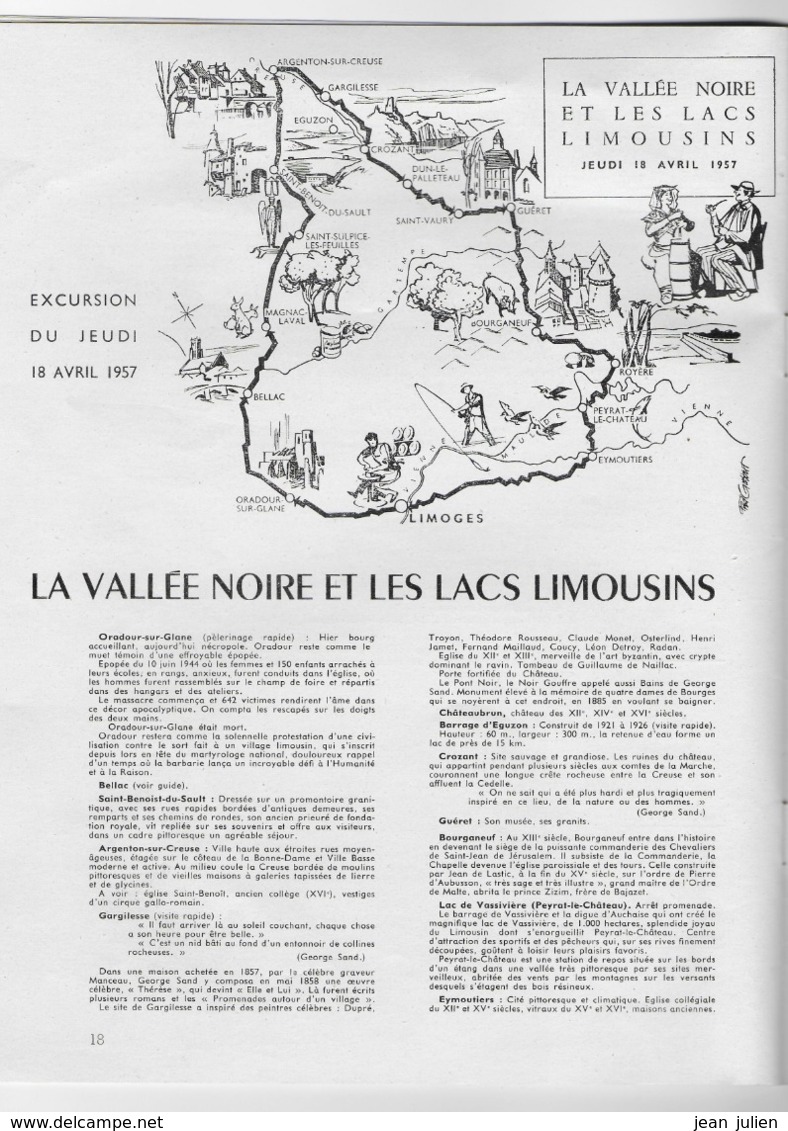 87  - LIMOGES - Hommage à La Terre Limousine - 1957 - Limousin