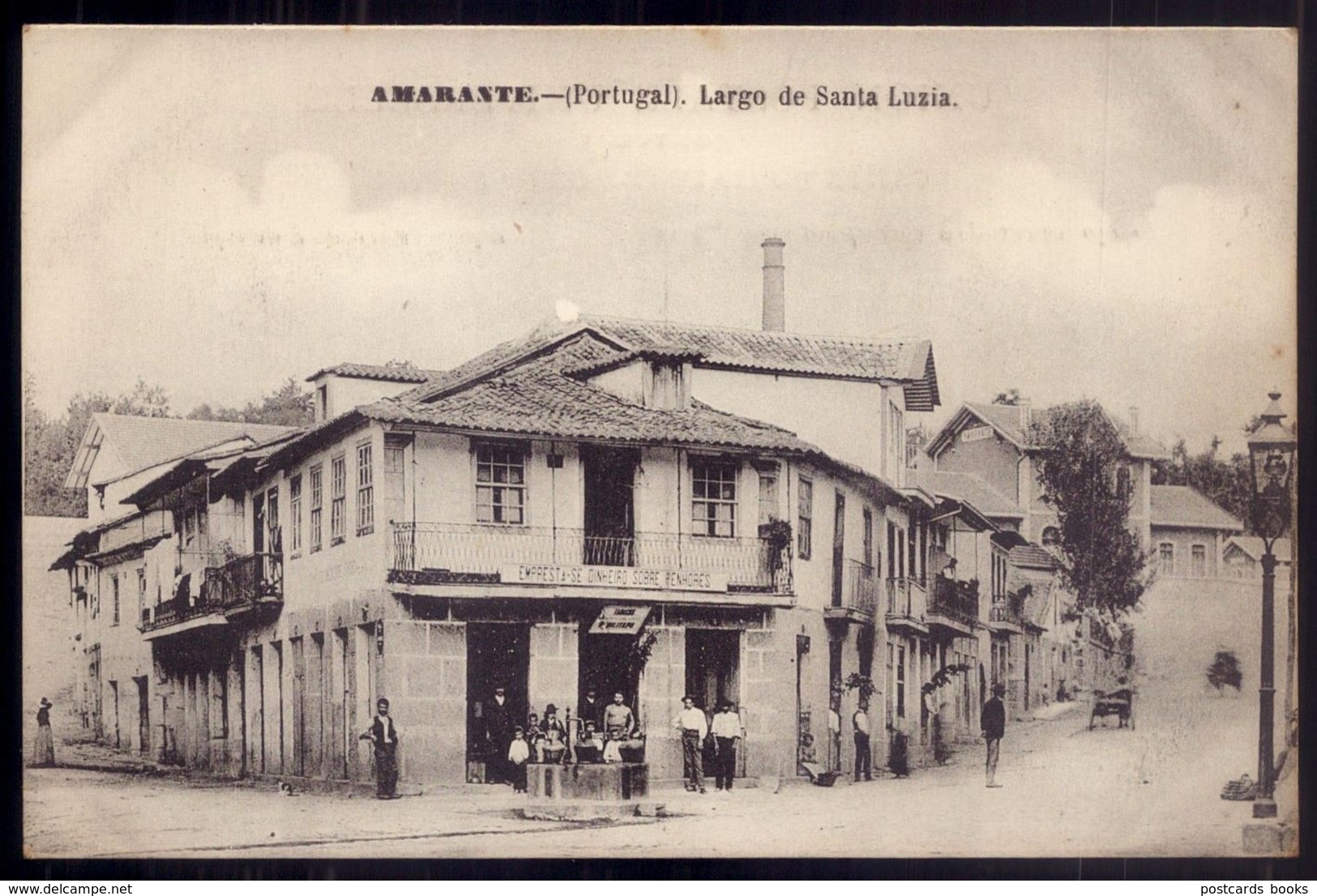 AMARANTE Largo Santa Luzia LOJA Bebidas POÇO - Edição PHOTOGRAPHIA A.T.Carneiro PORTUGAL 1909 - Porto
