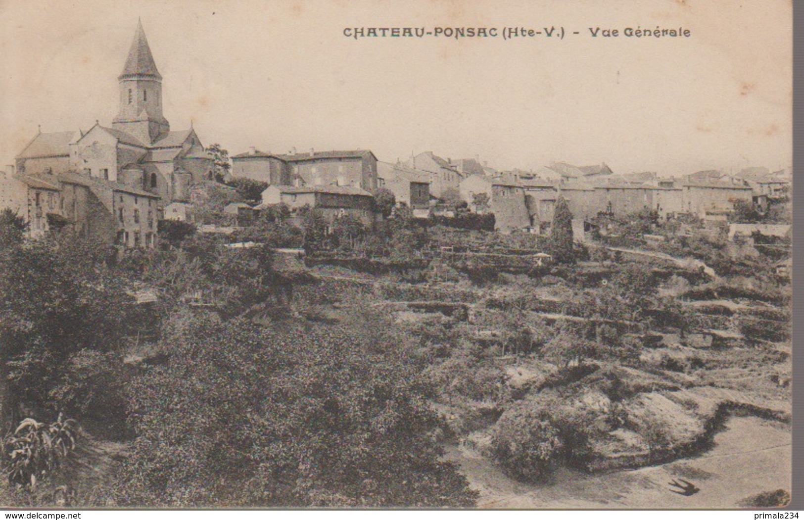 CHATEAUPONSAC - VUE GENERALE - Chateauponsac
