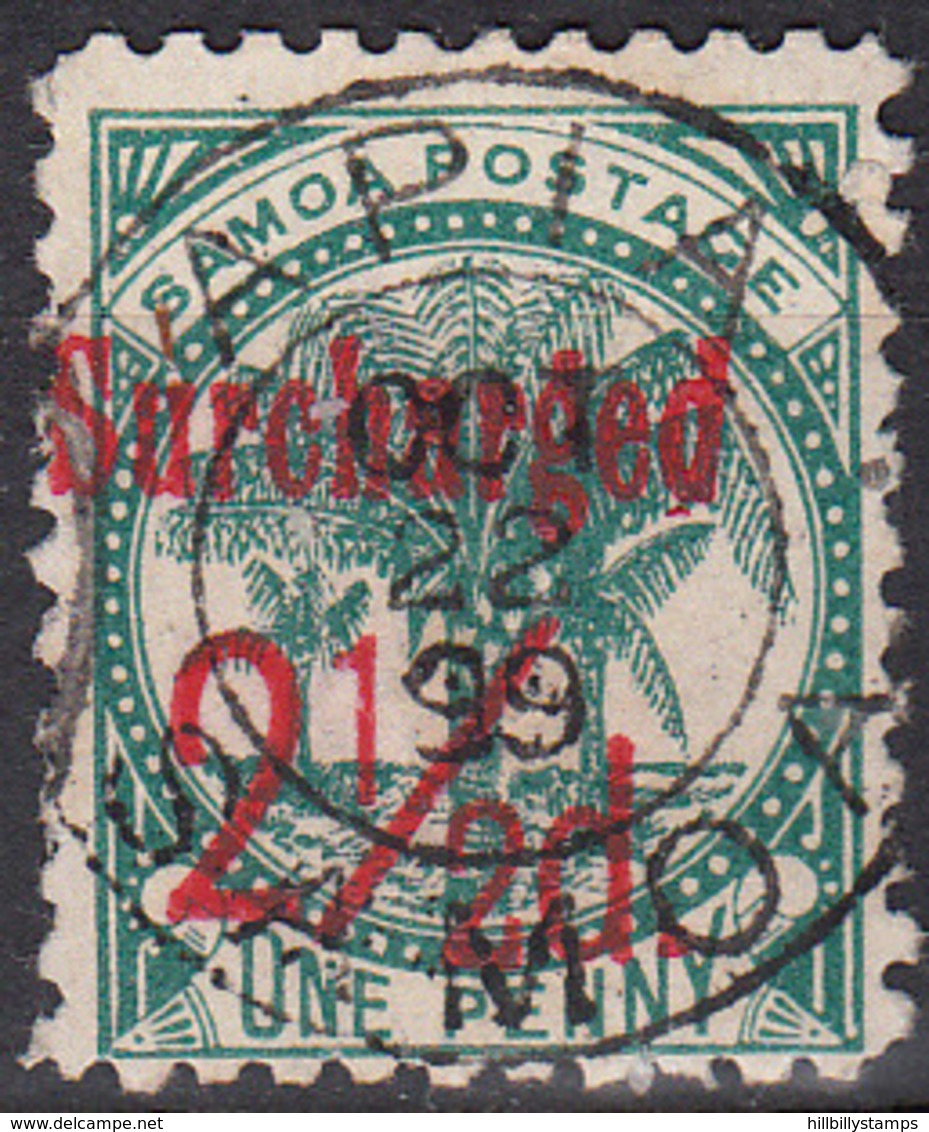 SAMOA    SCOTT NO. 28   USED   YEAR  1898 - Samoa (Staat)