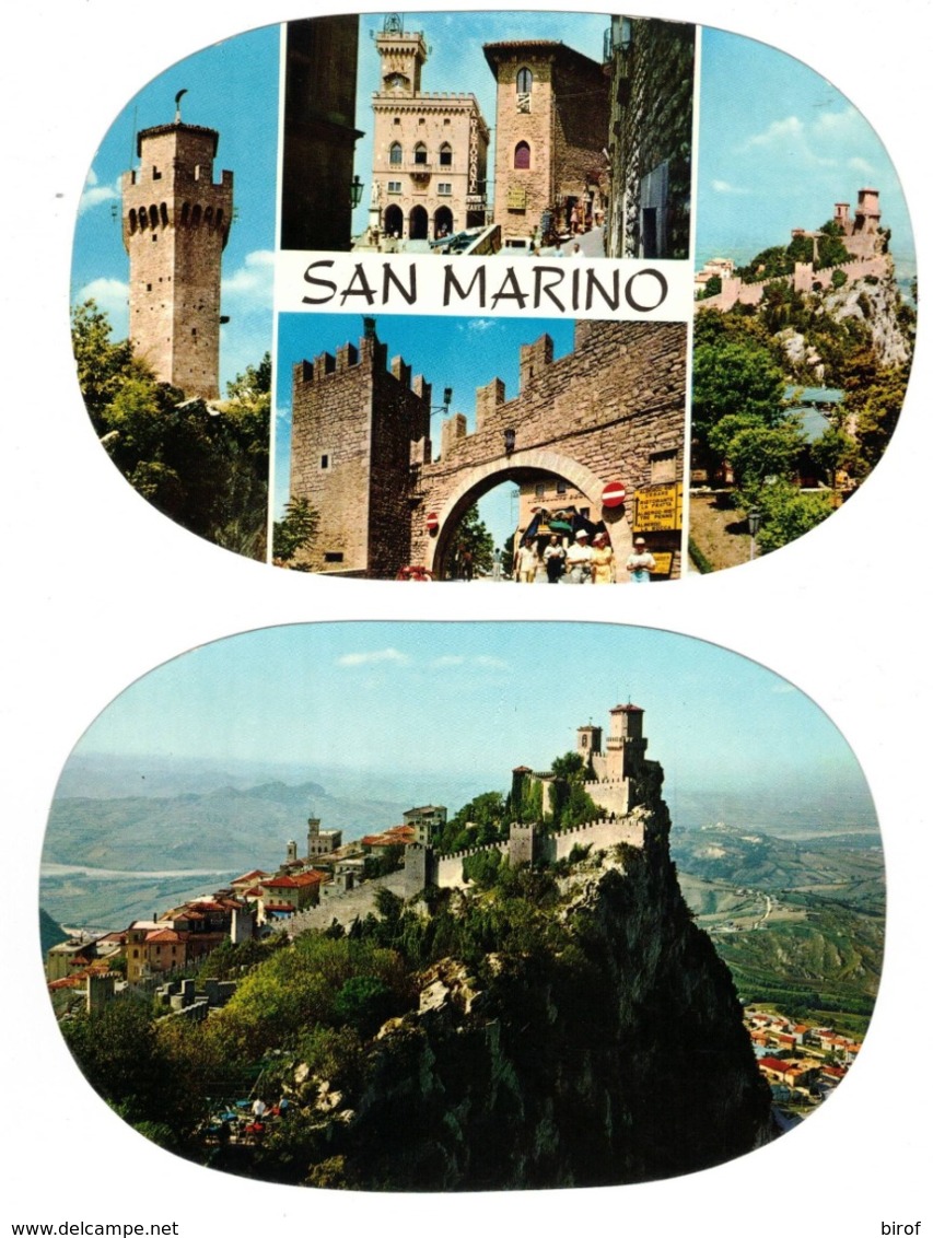 REPUBBLICA DI SAN MARINO - 2 CARTOLINE  -  (RSM) - San Marino