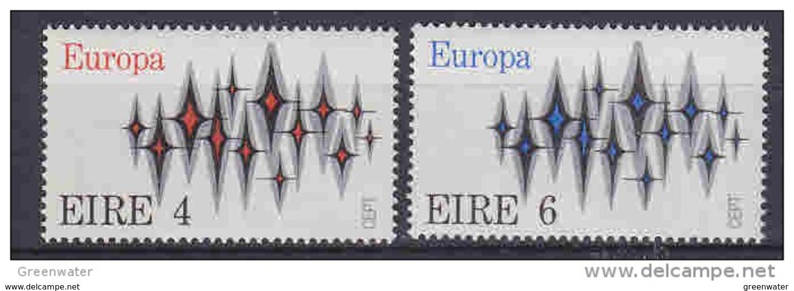 Europa Cept 1972 Ireland 2v ** Mnh (45189A) - 1972