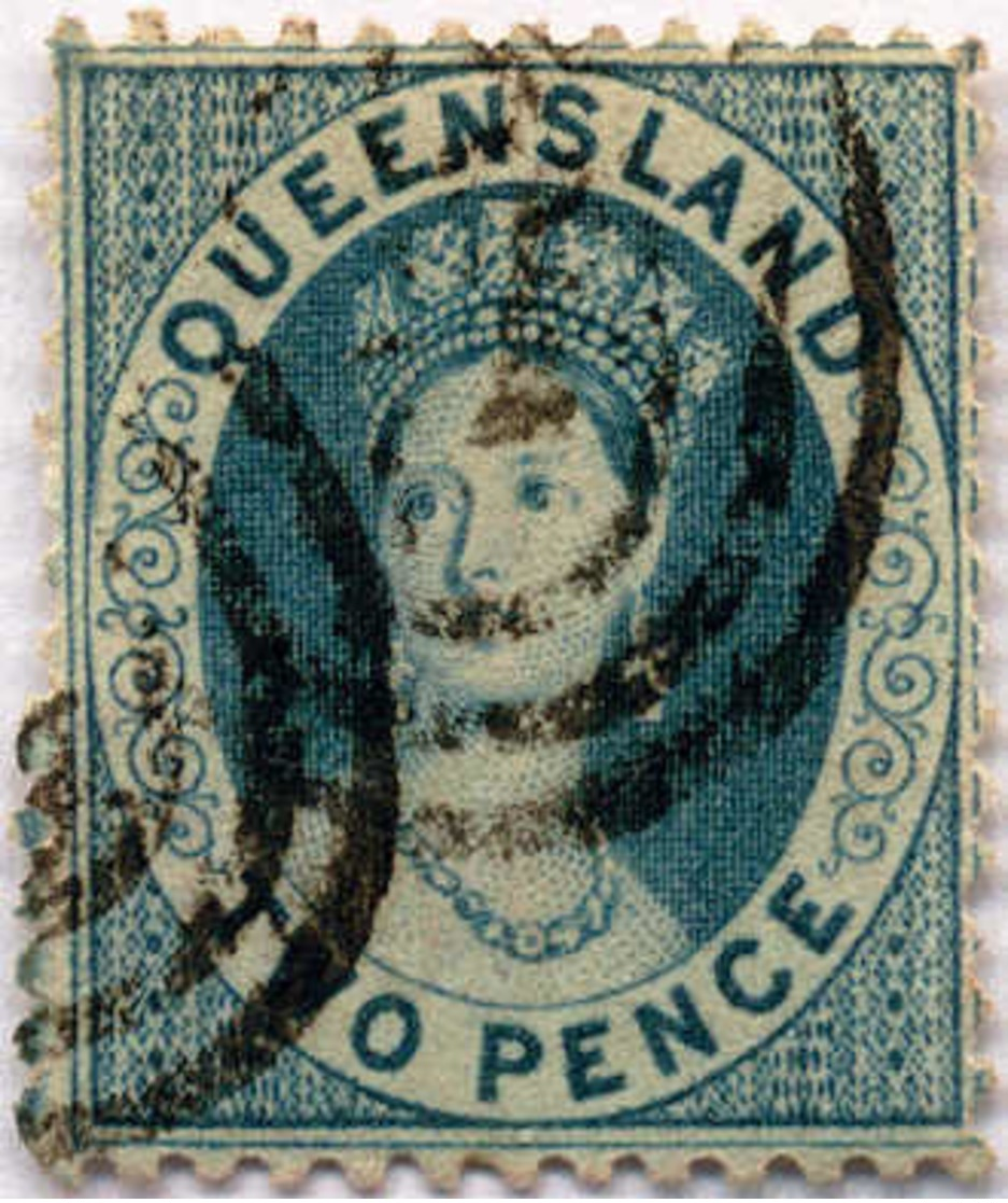 O 1868, 2 D., Deep Blue, Perf. 12 1/2x13, VF!. Estimate 700€. - Sonstige & Ohne Zuordnung