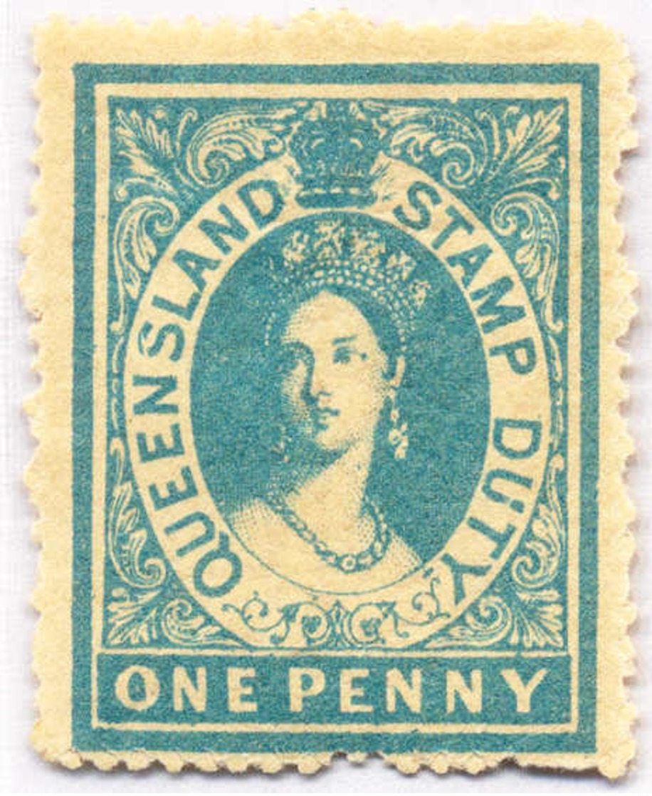 * 1866-68, 1 D., Blue, Wmk, MH, VF!. Estimate 100€. - Sonstige & Ohne Zuordnung