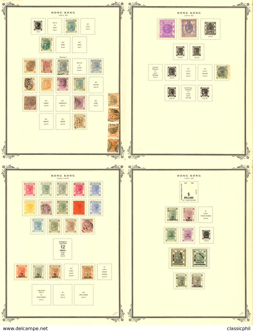 */o 1862-1898, Classical Collection Starting From SG 3 Till SG 52, Used And MH/LPOG, On (4) Album Pages, Many Good Value - Otros & Sin Clasificación