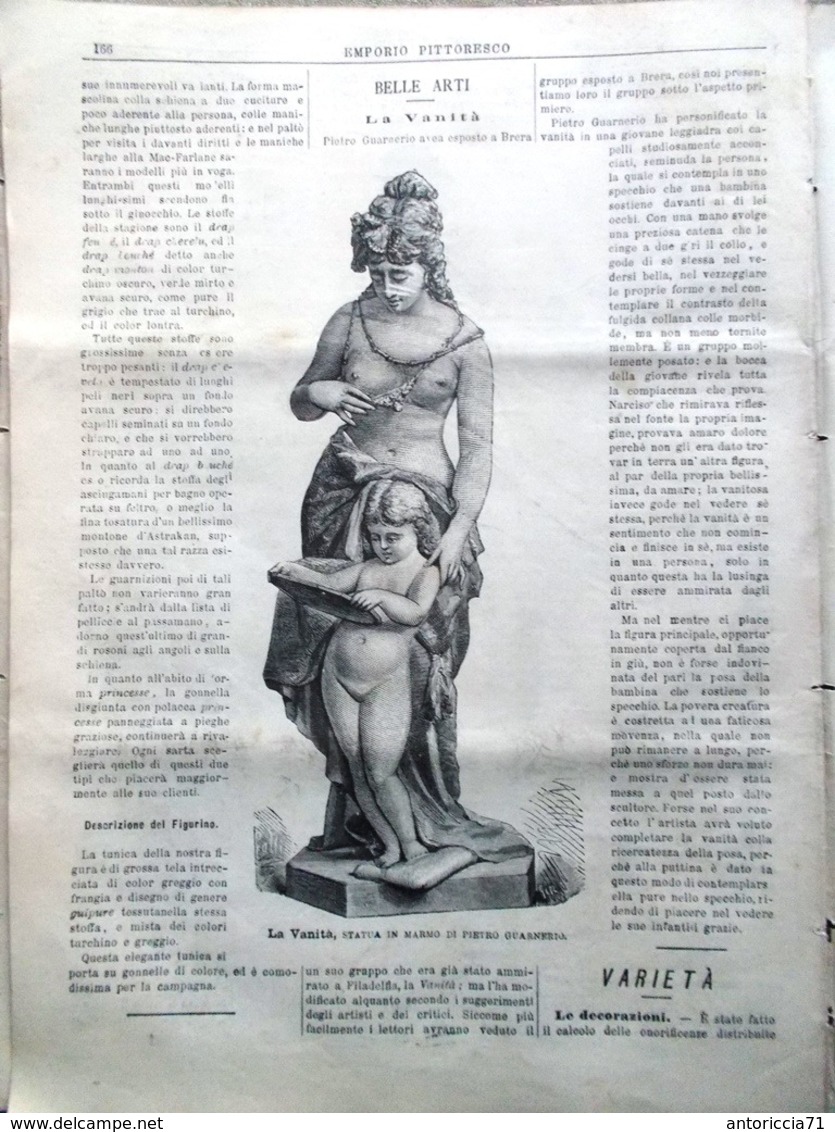 Emporio Pittoresco Del 30 Settembre 1877 Fiammiferi Thiers Acquario Di New York - Voor 1900