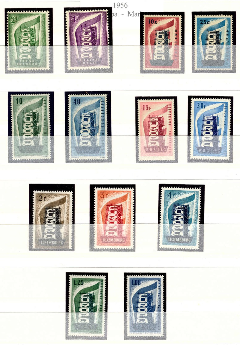 1958-71, One Stock Book Full Of CEPT Europe Stamps, All MNH, Very Fresh And Exquisite Collection, XF!. Estimate 1.000€. - Sammlungen (ohne Album)