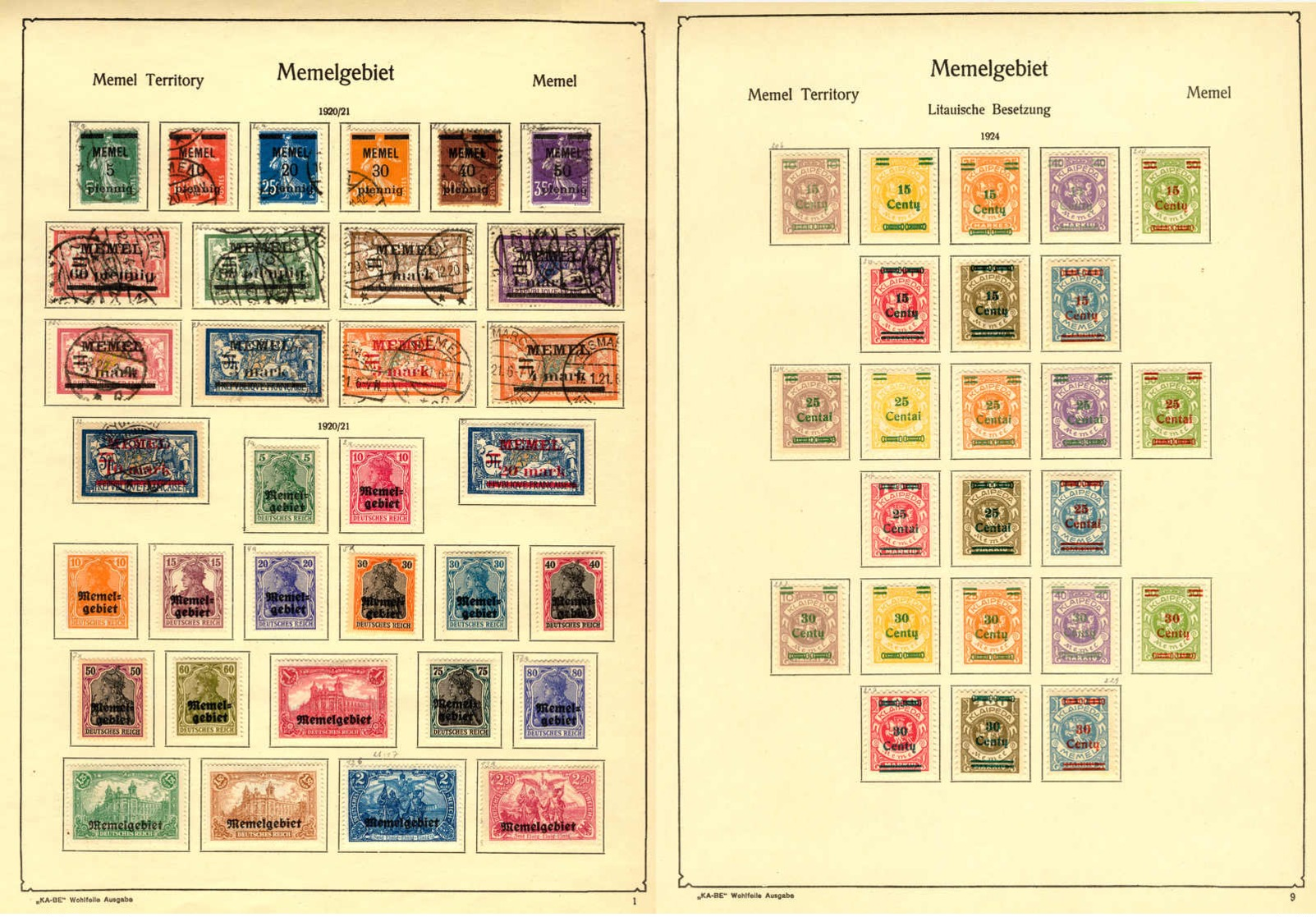 1920-24, Gehaltvolle Und Umfangreiche Spezialsammlung, Durchwegs Qualitativ Hochwertiges Material, In Der Ursprünglichen - Andere & Zonder Classificatie