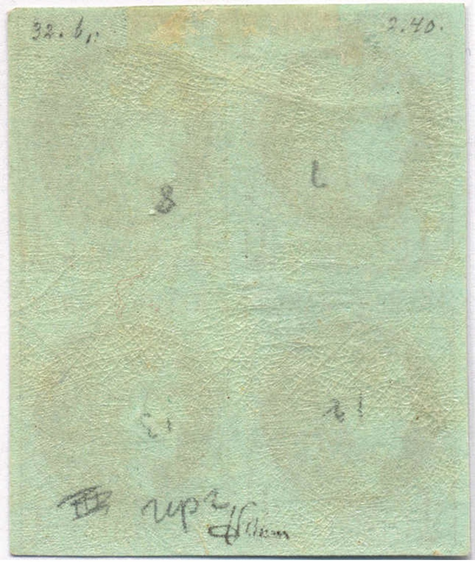 1870, 1 C., Olive On Bluish Paper, Block Of (4), 2 MH, 2 MNH, Signed Brun, VF!. Estimate 1.800€. - Other & Unclassified